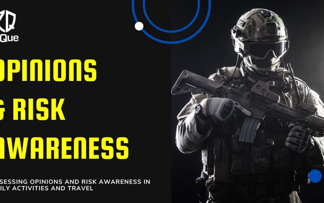 Assessing Opinions and Risk Awareness in Daily Activities and Travel
